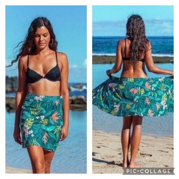 Ripskirt Hawaii Dresses & Skirts - Ripskirt Hawaii Length 2 Skirt Vintage Bali Jungle XXLarge